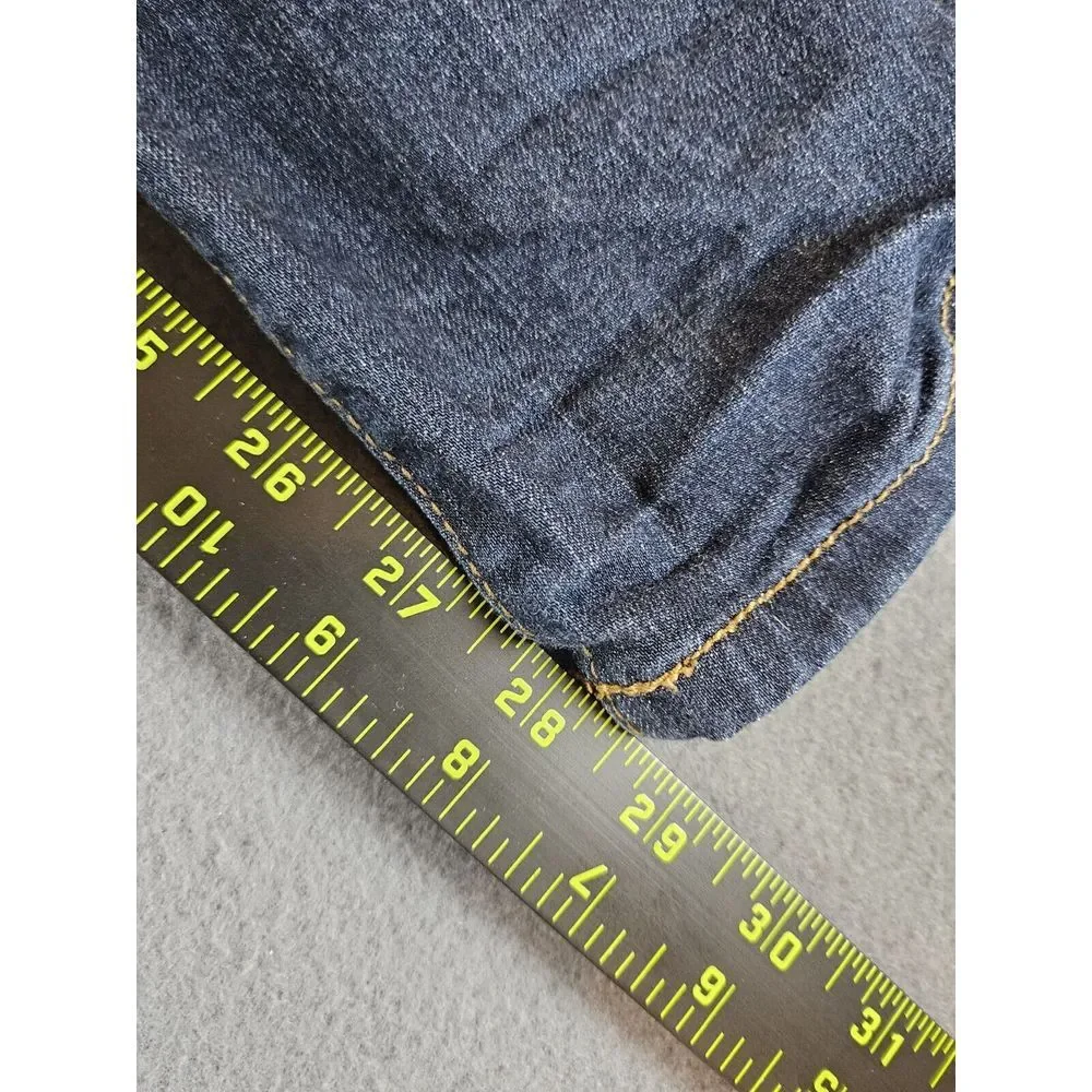 Judy Blue Jeans Women Size 9/29 Zip Stretch Made in USA‎ 8395 Dark Wash